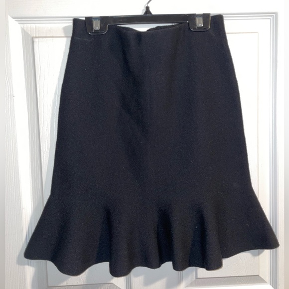 NWT Zara Basic Black Flare Skirt - Picture 1 of 4